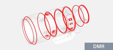 Illustration describing dust and moisture resistant design