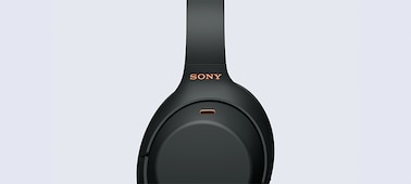 Left profile view of WH-1000XM4 headphones